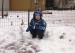 první letošní sněhulák